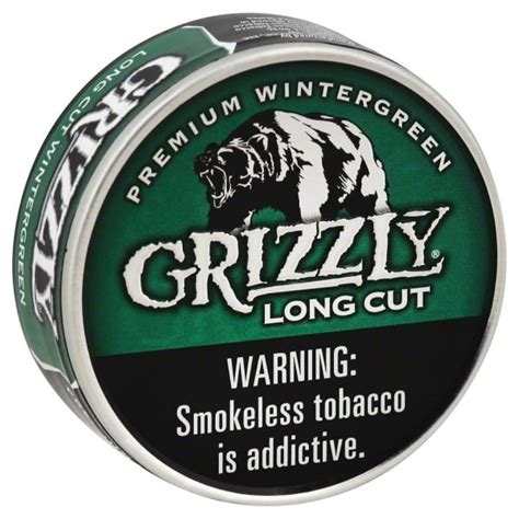 Grizzly wintergreen long cut walmart price - Price: $15.00 Loading 50 Grizzly Premium Wintergreen Long Cut Lids Jamieh7171. 5 out of 5 stars. ... Empty*** Grizzly Big Can Long Cut Wintergreen ad vertisement by Jamieh7171. Ad vertisement from shop Jamieh7171. Jamieh7171. From shop Jamieh7171 $ 20.00. Add to Favorites